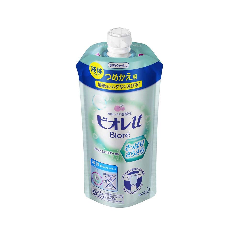 Amazon | 花王 ビオレu さっぱりさらさら 詰替 340ml | Bioré | ボディ